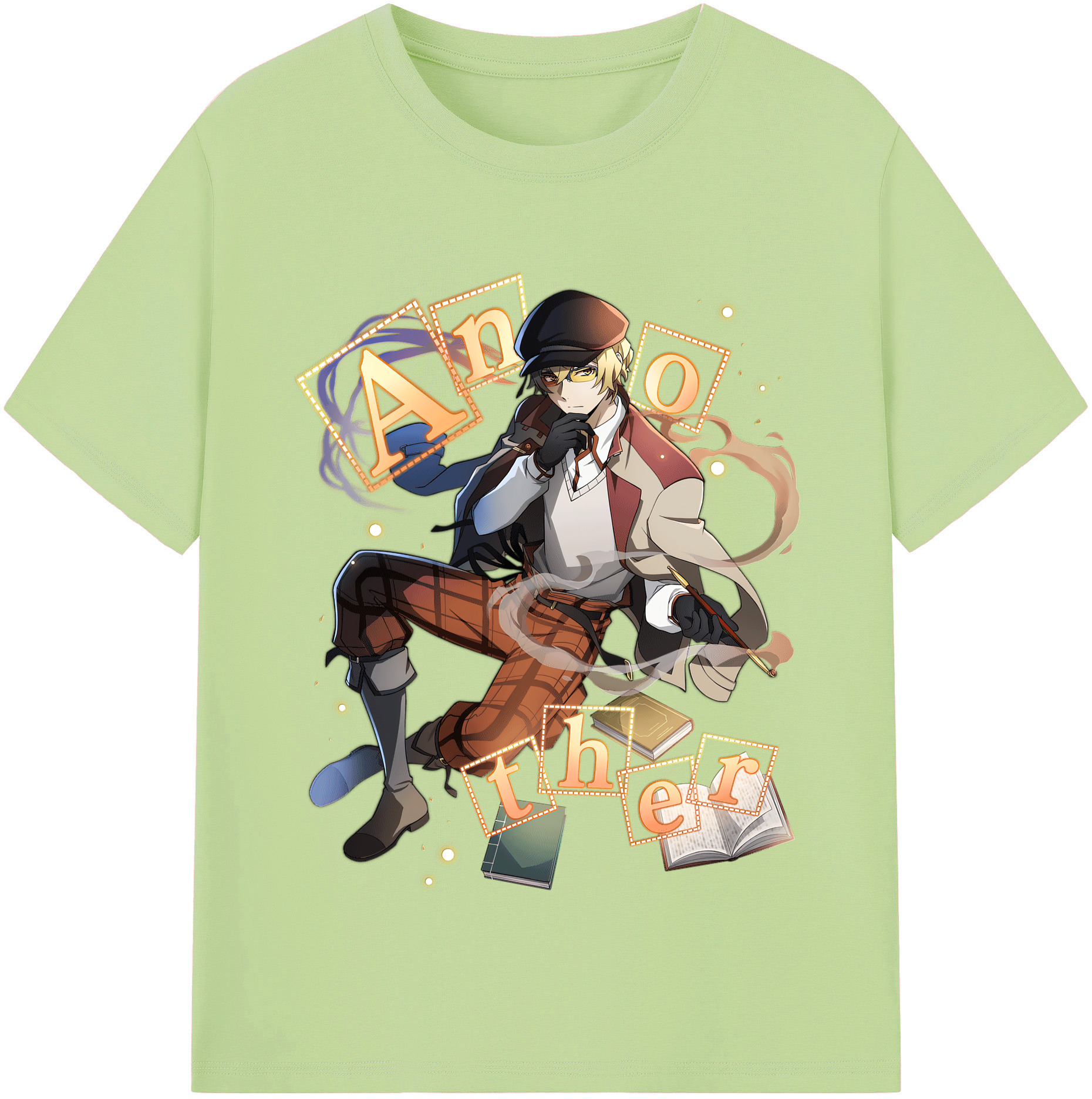 （画像用） 文豪ストレイドッグス Bungo Stray Dogs 綿100％半袖Tシャツ（フロントプリント）